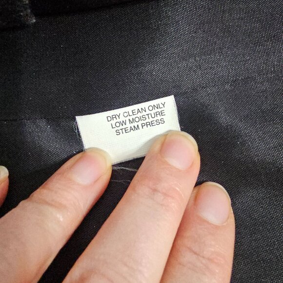 VTG 60s Holly Deb Double Breasted Embroidered Wool Coat XL Formal Quiet Luxury - Picture 14 of 14